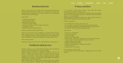 Ukázka stránky s textem